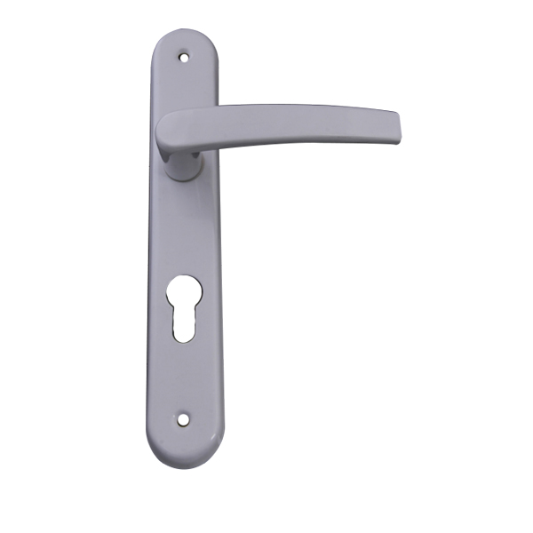 Aluminum anodizing white interior door handle  2K2158