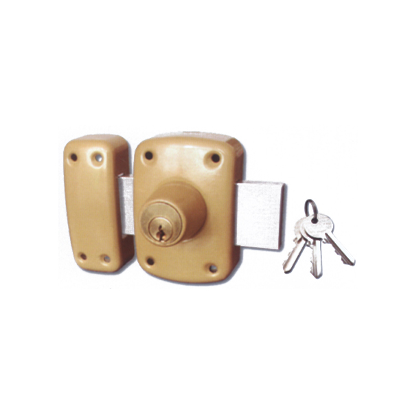 Security Rim Lock Body For Wooden Doors 1K1029