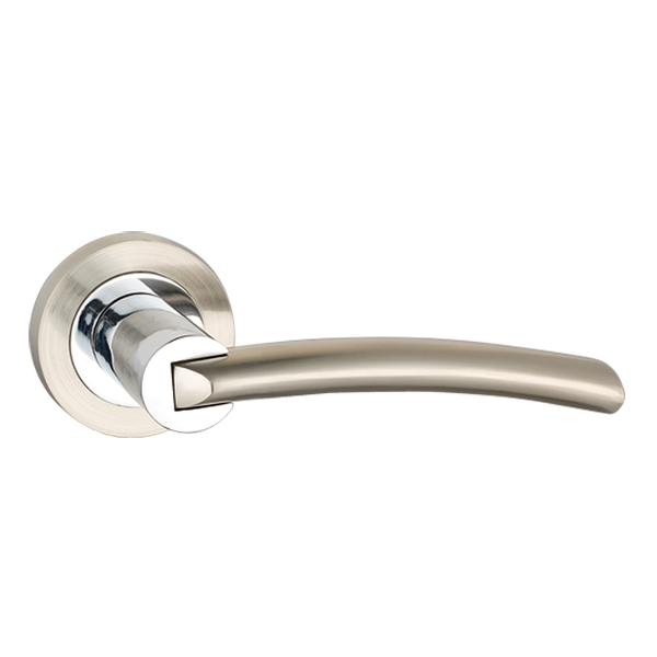 Zamak Door Handle With 45 Degree Turn 2K454